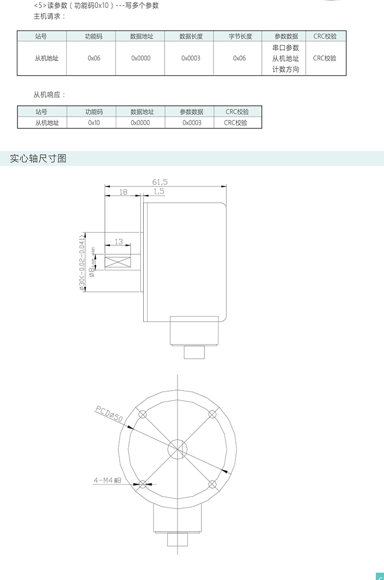 絕對(duì)式編碼器 ESP60-S系列 RS485